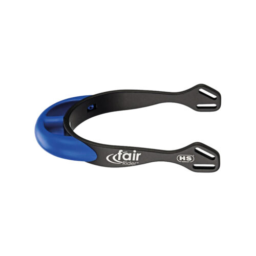 SPURS FAIRRIDER ALUMINIUN ROUNDED NECK BLUE 20MM - Imagen 2
