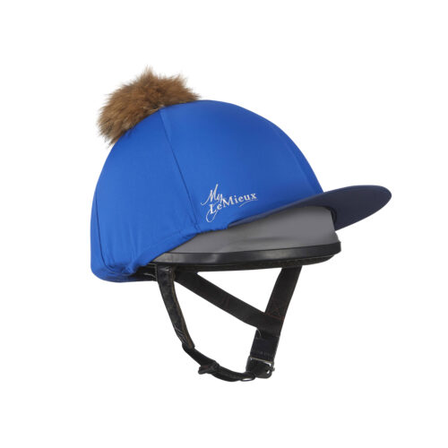 POM HAT SILK BENETTON BLUE – Image 2