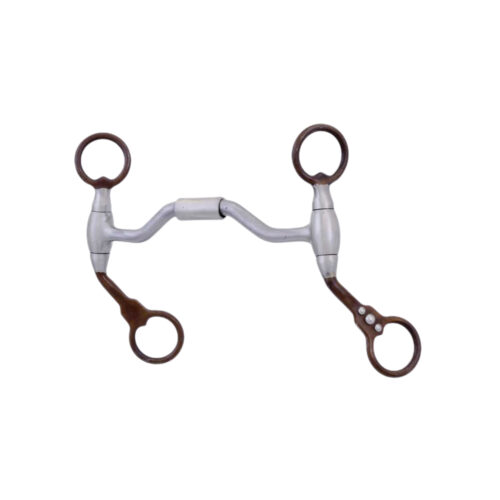 MORSO FUTURITY INCERNIERATO CON INTARSI IN FERRO DOLCE E RAME 8MM - immagine 2