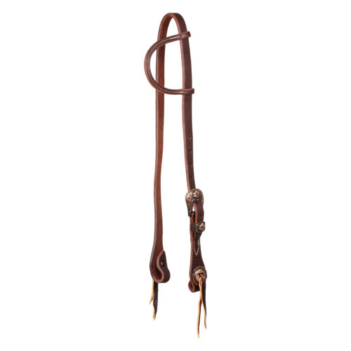 3/4" SLIP EAR W/ANT COPPER BUCKLE AND CONCHOS – Bild 2
