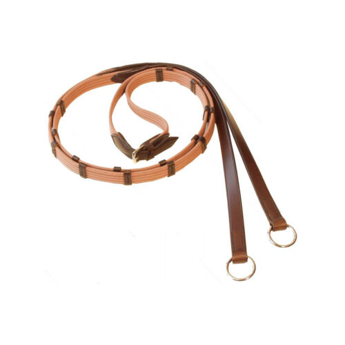 Web reins with 9 leather stops and rings – Bild 2