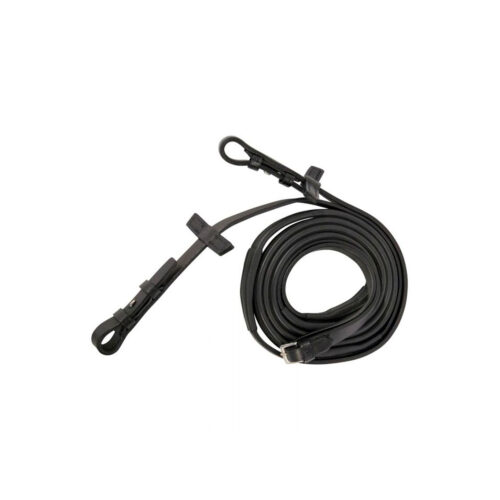 "Rubber reins Slimline (1/2"") with hooks" – Image 2
