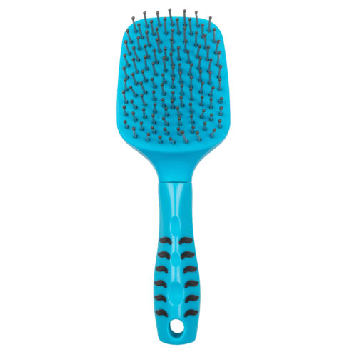 SPAZZOLA  CODA E CRINIERA C/MANICO ERGONOMICO LIME, FUXIA , TURQUOISE - immagine 12