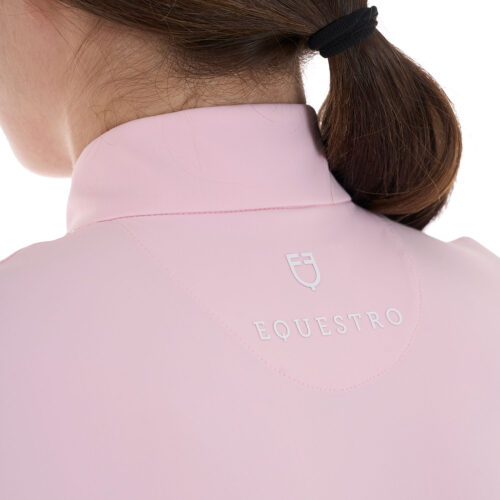 WOMEN'S PEARL TRAINING POLO SHIRT SS ZIP - immagine 5