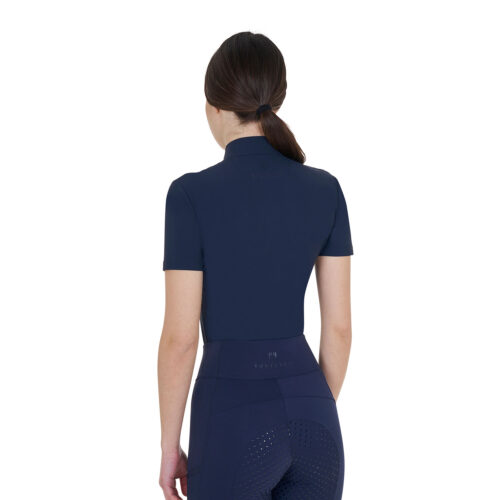 WOMEN'S PEARL TRAINING POLO SHIRT SS ZIP - immagine 7