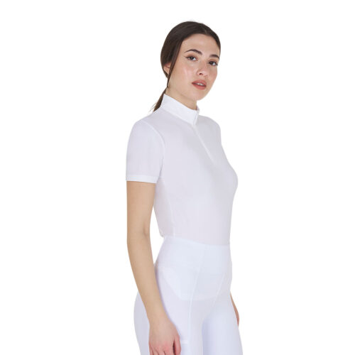 WOMEN'S PEARL TRAINING POLO SHIRT SS ZIP - immagine 17
